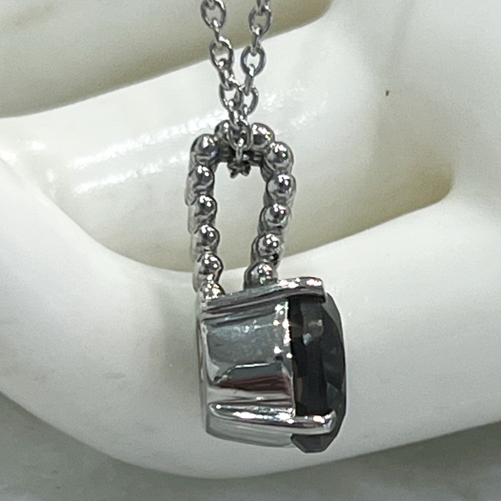 VALUE BUY Brazilian Smoky Quartz Silver Pendant 20” Necklace PRICE FIRM - Picture 6 of 13